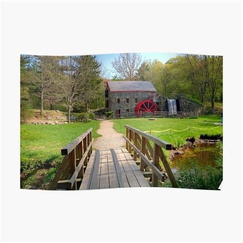 Longfellow's wayside inn has been open since 1716, making it the oldest running inn in the united states. "Wayside Inn Grist Mill in Sudbury, MA" Poster by Spankye5 ...