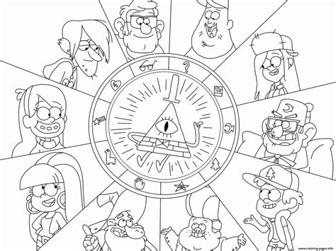 122k.) this 'gravity falls characters coloring pages' is for individual and noncommercial use only, the copyright belongs to their respective creatures or owners. Timely Gravity Falls Coloring Pages Printable