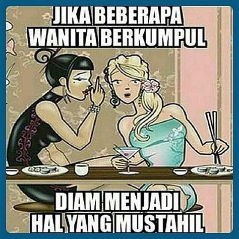 Lihat ide lainnya tentang meme lucu, lucu, meme. jika beberapa wanita berkumpul, diam menjadi hal yang mustahil... | Gambar lucu, Meme lucu, Lucu