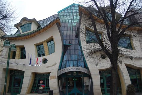Krzywy domek aka the crooked house located on monte cassino street in sopot, poland. The Crooked House in Sopot, Poland: Coming from the Fairy ...