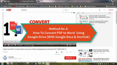 Save time converting pdf & collecting data. How To Convert PDF to Word Using Google Drive Online FREE