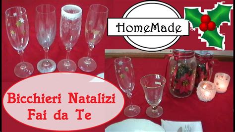 La creatività non conosce limiti e lo. Natale Fai da Te - Tre idee per decorare i Bicchieri / diy ...