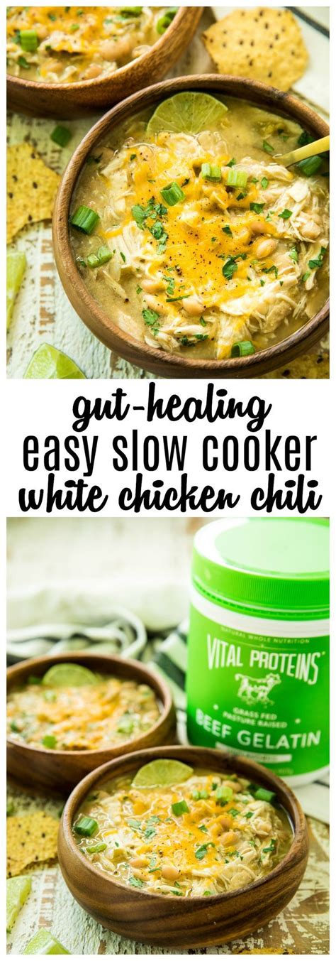 06, 2019 just because it comes from the slow. Gut-Healing Easy Slow Cooker White Chicken Chili is a ...