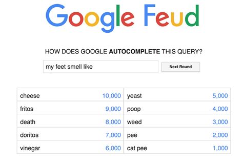 Google feud is a online web game created by justin hook where you have to answer how does google autocomplete this query? for given questions. Google Feud Answers : Stephen Google Feud Answers Quantum ...
