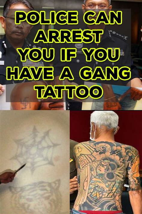 You can also attend open modeling calls to get discovered by an agency. Police Can Arrest You If You Have A Gang Tattoo… | Gang tattoos, Gang, Arrest