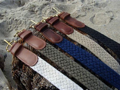 If you are using the first hole on the belt, consider moving down a belt size. Woven Macrame Nautical Belts with Leather Tabs: Skipjack ...