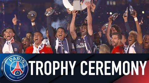 France » ligue 1 » champions. LIGUE 1 TROPHY CEREMONY - YouTube