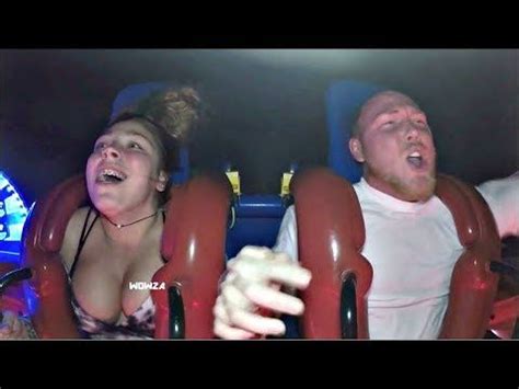 Ultimate slingshot ride wig fails | funniest slingshot ride reactions slingshot ride wig falls. Slingshot Ride | Funny / Scared Couples Edition ...