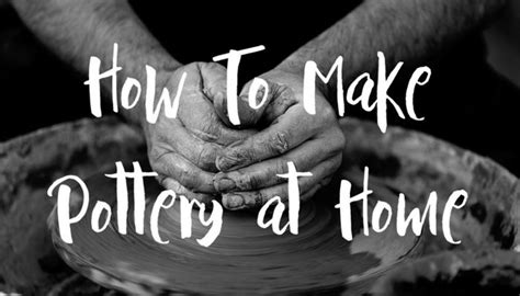 Dig up your glazed bisque fired pieces: How To Make Pottery At Home: Complete Guide | Craft Schmaft