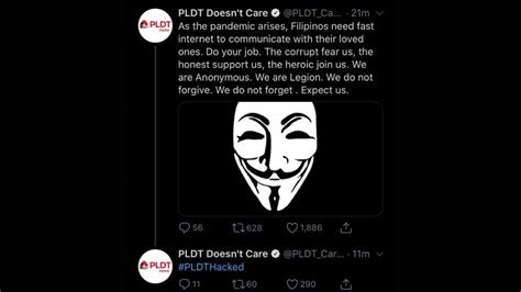 Twitter is a massive platform to explore what people think and what they want to share. 'Anonymous' hacks PLDT customer service Twitter account ...