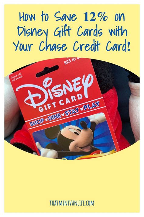 Compare prices and find the best bargains from the web. How to Save 12% on Disney Gift Cards with Your Chase ...