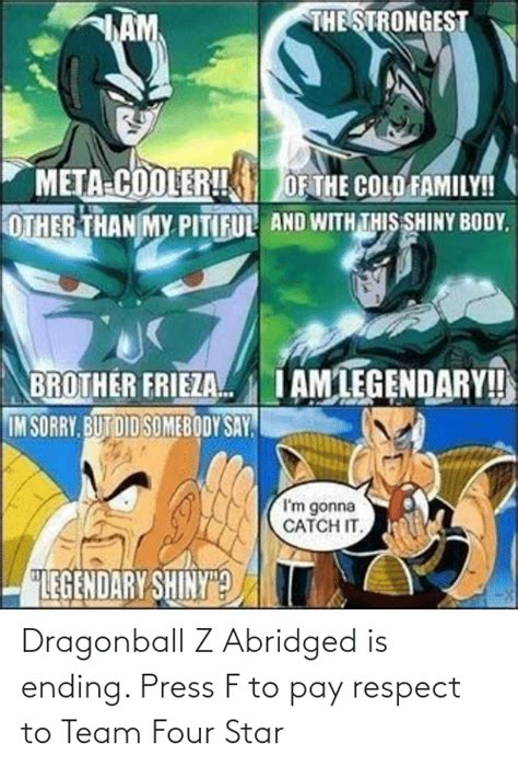 The various dragon ball series, which follow the adventures of son goku and his friends, has been the subject of parodies, jokes, and anime memes. Dragon Ball Z Abridged Cell Quotes - Pebble tile spec