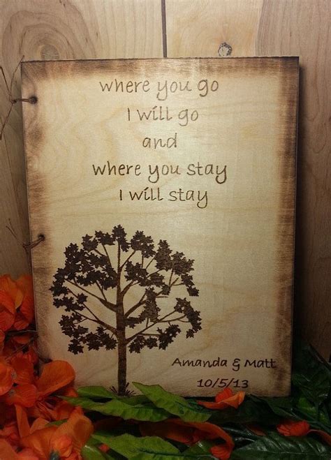 You may have a completely different circle of friends from that which surrounded. Rustic Wedding Guest Book or Words of Wisdom Book by ...