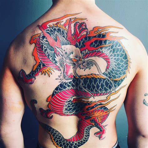 A simple dragon picture design can either be drawn as two distinct symbols or combined to make a more creative tattoo. 60 Attention-Grabbing Dragon Tattoo Designs - Mythological ...