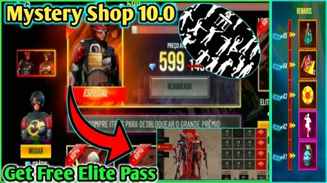 Launch garena free fire and access the events section by. Mystery Shop 10.O Free Fire | How To Get Free Elite Pass ...