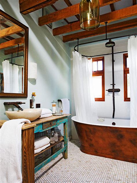 Country cottage style is informal but elegant. Cottage Bathroom Ideas - Rustic Crafts & Chic Decor