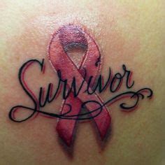 Another interesting take on cancer ribbon tattoos is making the ribbon appear as one half of a heart. 55 Pink Ribbon Butterfly Tattoos ideas | tattoos, cancer ...