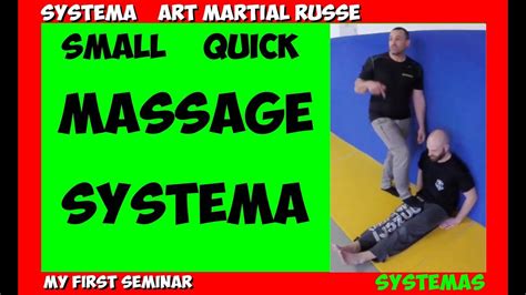 Masaga nyanda 09 october 2017. SYSTEMA massage systema rapide par David JOAQUIM - YouTube