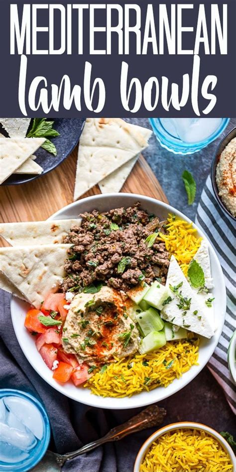 Lamb meatloaf offers a tasty alternative to the standard meatloaf made with ground beef. Mediterranean Lamb Bowls | Recipe | Easy lamb recipes ...