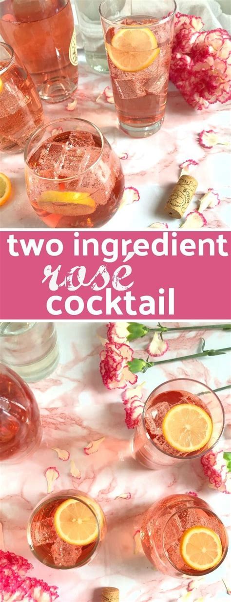 Relevance popular quick & easy. Two Ingredient Rosé Cocktail | Rose cocktail, Fall drinks ...