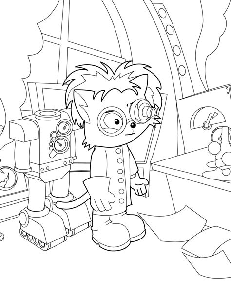 Download Mad Scientist Coloring Page at GetColorings.com | Free printable colorings pages to print and color