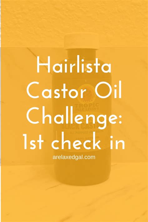 Castor oil can bring back moisture to dry hair. Hairlista Castor Oil Challenge Check In #1 - A Relaxed Gal