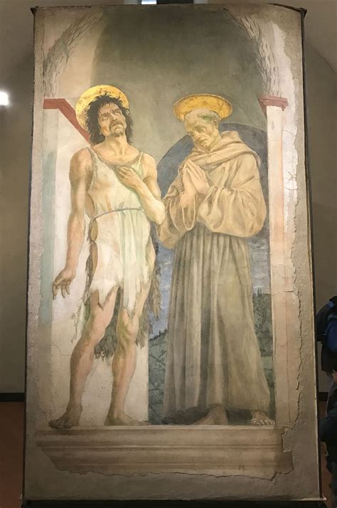 E all'improvviso vi ritroverete ad aver fatto l'impossibile. Saints John the Baptist and Francis of Assisi by Domenico Veneziano, Museo dell'Opera di Santa ...