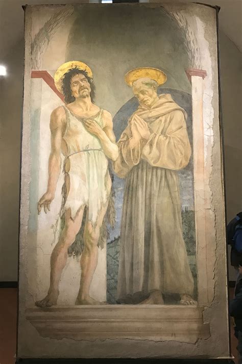 San francesco d'assisi patrono d'italia. Saints John the Baptist and Francis of Assisi by Domenico Veneziano, Museo dell'Opera di Santa ...