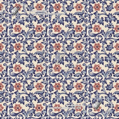 Maybe you would like to learn more about one of these? Ceramic floral tiles texture seamless 19163