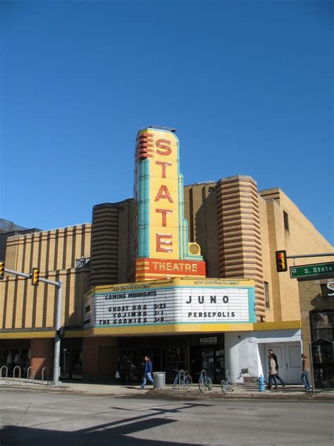 A crowd gathered at the corner of state and liberty streets in downtown ann arbor for the ceremonial relighting of the state theatre's newly restored 1942. Ann Arbor's State Theatre will re-open next week after ...