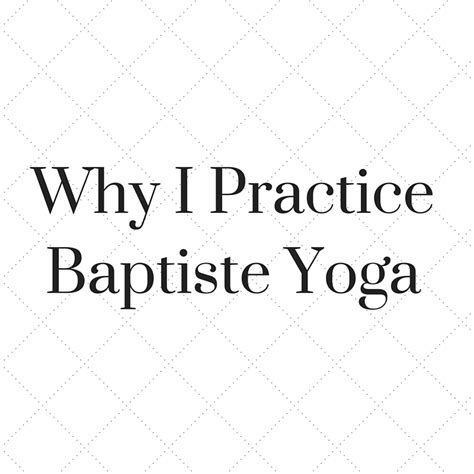 We did not find results for: Why I Practice Baptiste Yoga - Peace Love & Kale