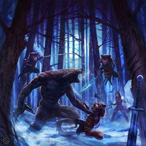 #werewolf #nerfthis is the final chapter to the werewolf sneak attack saga! ArtStation - Werewolf, Gega Datunashvili