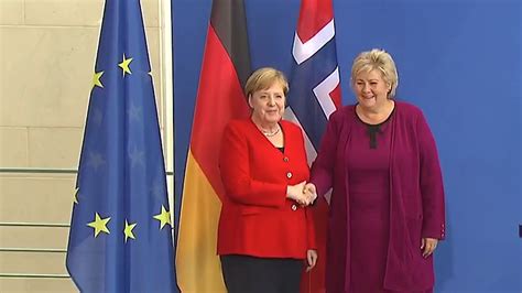 Very good talk with german chancellor merkel, yesterday. 15.10.2019 - PK Angela Merkel & Erna Solberg - Brexit ...