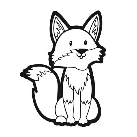 There are 3 main criteria a piece must meet to be considered a giclee print: Fox Outline Drawing at GetDrawings | Free download