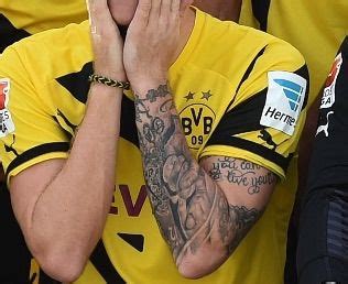 Few soccer players love a tattoo quite as much. Reus, Tattoos, Marco reus