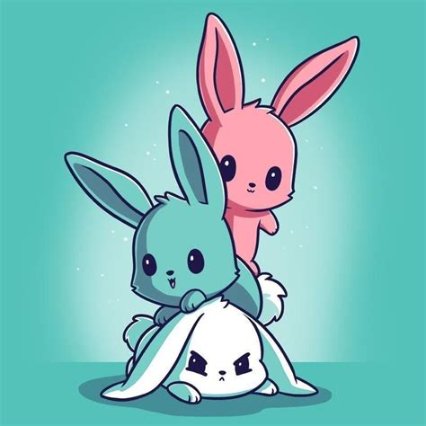 Cartoon easter bunny rabbit holding an easter eggs basket, could be on a chocolate easter egg hunt. Pin by DeformedPanda on Kawaiis ٩( ‿ ｡) | Bunny drawing ...