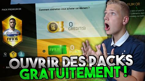 FUT 16 | OUVRIR DES PACKS GRATUITEMENT ! - YouTube