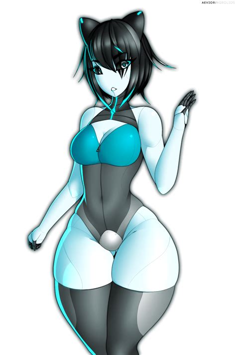 Some times, the stuff i draw looks like a 13 year old on deviant art made it as an oc. thicc android girl by Aevior on DeviantArt