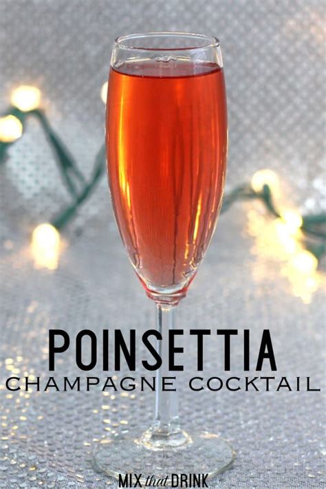 Looking to up your drink game? Poinsettia drink: a champagne cocktail | Recipe | Poinsettia drink, Drinks, Holiday drinks