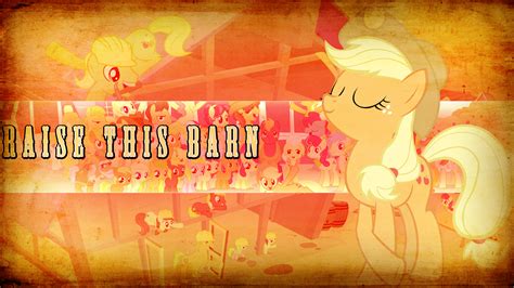 Well, the lord, he was willin' but the creek, it did rise up any how and the bossman don't seem to care so it's up to us to gather 'round. Raise This Barn Wallpaper by KayinKento on deviantART