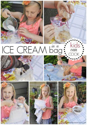 Learn how to make homemade ice cream. How To Make Ice Cream In A Bag - your homebased mom