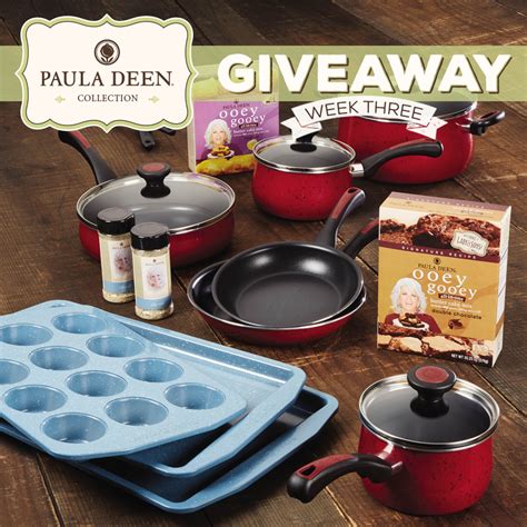 Pour into a greased and floured tube pan or two loaf pans. Paula Deen Collection Giveaway Week Three (With images ...