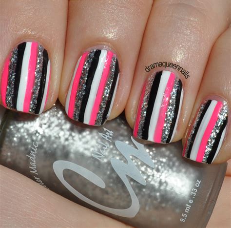 Stripping stacy silver + sexwife. DQN Blog: Even more fun with striping polishes | Queen ...