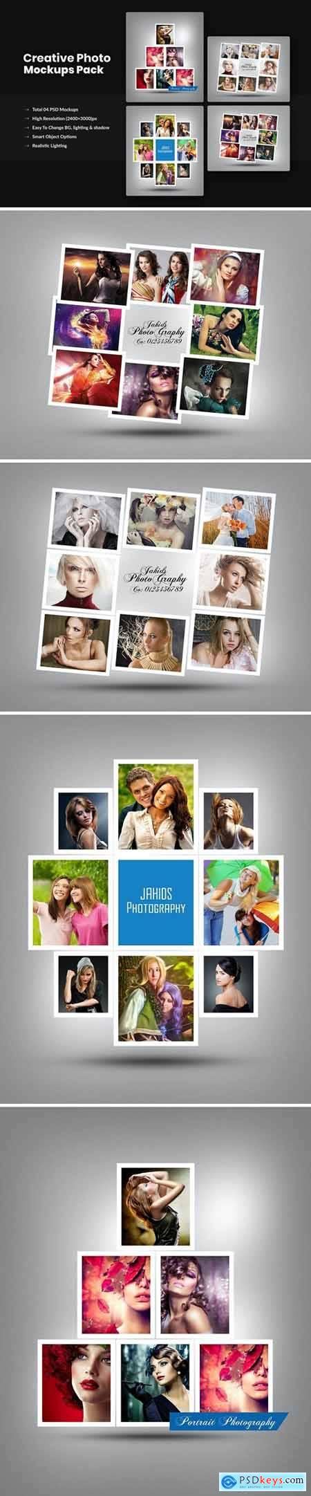 Collage free brushes licensed under creative commons, open source, and more! Photographers Photo Frame Collage Mockups » Free Download ...