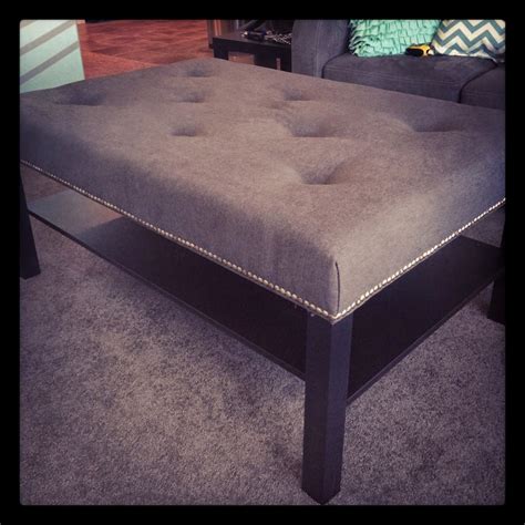 See more of coffee table ottomans on facebook. Home with Carissa: Ikea Lack to Tufted Ottoman HACK