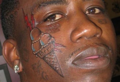 Gucci mane has rapped about being tatted like a biker boy on his song photoshoot and that's because it's true. A Random Blog: The Worst Tattoos in the History of Tattoos