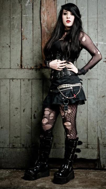 Searches related to amateur emo teen strip. torn fishnet shirt and tights, boots, and skirt via http ...