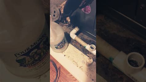 Lightly rinse the area with clean water How To Unclog and Clean Your AC Condensate Drain Line ...