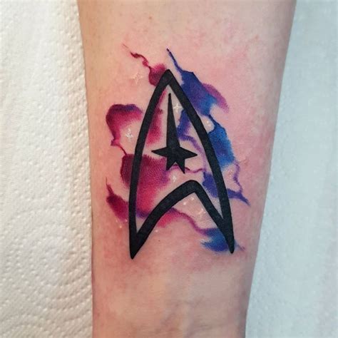 Tattoo is the 25th episode of the american science fiction television series star trek: Fun star trek watercolour piece inbox me for alpointments ...