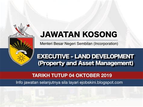 Maklumat jawatan kosong kkm 2019: Jawatan Kosong Pemerbadanan Menteri Besar Negeri Sembilan ...